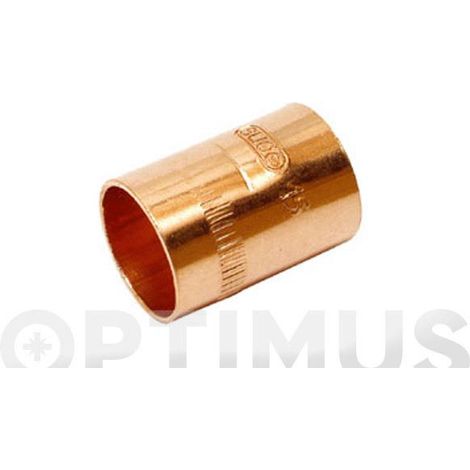 FPLUS manguito cobre h-h 15 , Manguito de cobre h-H-H DE 15 MM.