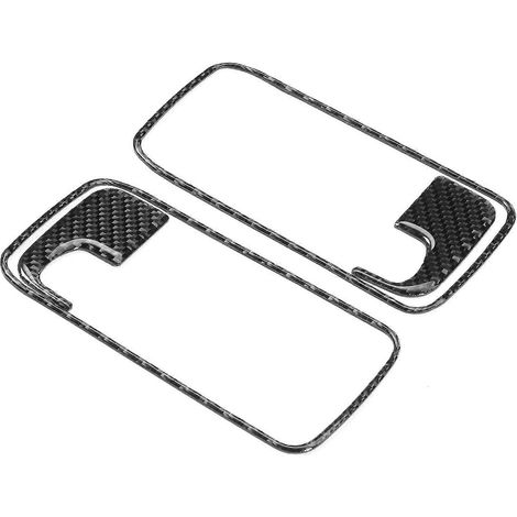 4-teiliges Set Türgriffabdeckungen mit Carbonfaser-Zierleisten für den Innenraum, passend für Dodge Challenger 2008–2014 (Linkslenker)