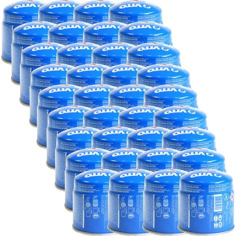 Pack 36 cartouches gaz 190g VITO butane perçable sécurité stop-gaz TUV (1/2)