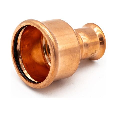PrimaPress Copper Pressfit Coupler 54x28mm, Water & Gas Safe (1/2)