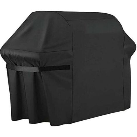 Housse Pour Barbecue - Tissu Oxford 600D Avec Doublure PVC - Résistante Aux Intempéries Et Aux UV - 190 X 71 X 117 Cm - Noir - 1 Pièce (1/4)