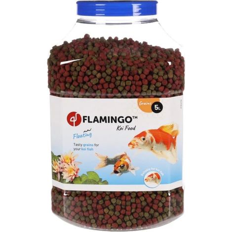 Nourriture pour Koï, 5 litres, poisson de bassin - Flamingo
