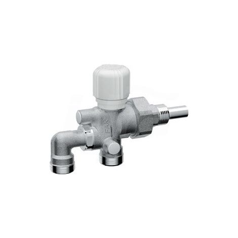 FAR 1425 Valvola Mono-Bitubo Termostatizzabile Cromata Ø3/4" Interasse 40-50Mm - 1425 3450 (1/3)