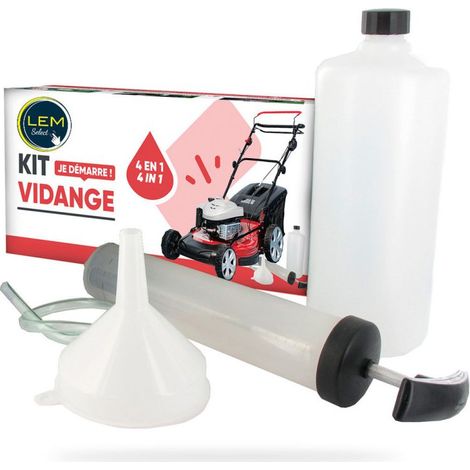 Kit de vidange pour moteurs de tondeuse à gazon (1/3)