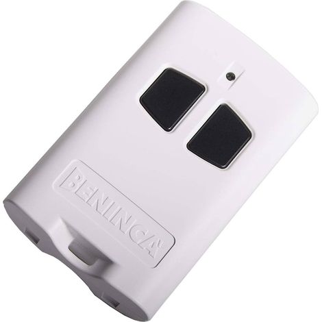Télécommande 433.92 MHz avec pile LR23A 12V – Émetteur mural pour motorisations – Compatible avec modèles BENINCA - GO 2 AK