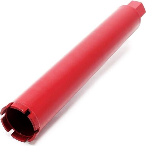 Wiltec Diamant-Kernbohrer für Kernbohrmaschinen Ø 63 mm, Sintermetall, Trocken- und Nassbohren, Bauwesen, Fliesen, Beton, Diamantkrone (1/5)
