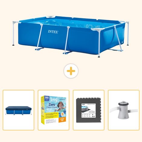 Intex Piscine Tubulaire Rectangulaire - 260x160x65 cm - 5-pièces S85 (1/5)