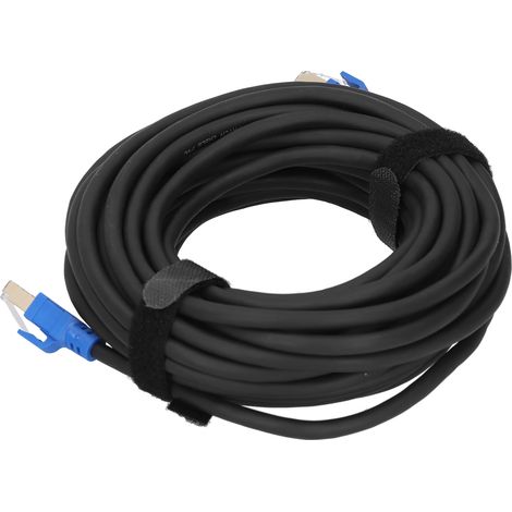 Câble Réseau Cat8 40Gbps Blindé 2000MHz, RJ45 Doré pour Serveurs, Switch, Gaming et Data Center (10m) (1/5)