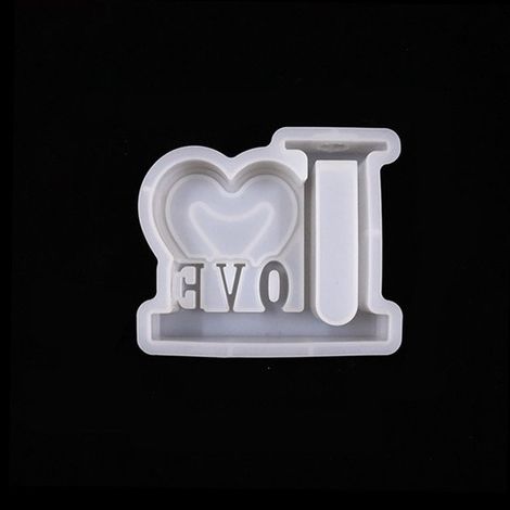 Moules en résine époxy LOVE - Kit de moules en silicone - Avec 3 éprouvettes - Kit de moules en résine silicone (1/5)