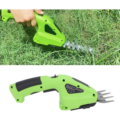 Taille-Haie Électrique 2 en 1 Chargeable Cisailles à Branches 2000mAh Batterie Intégrée Outil de Jardinage pour Main Gauche et Droite-KZQ (1/5)