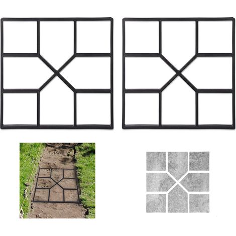 Juego de 2 moldes de hormigón