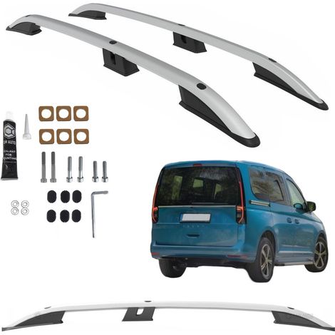 Dachreling für Volkswagen Caddy und Ford Transit Connect Short ab Baujahr 2020 – Silber