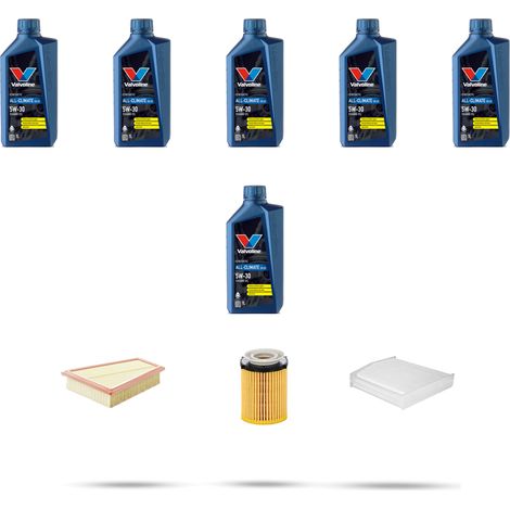 Kit tagliando 3 FILTRI e 6L OLIO compatibile con Mercedes Classe A (W176) A250 155kw dal 2012 (1/5)