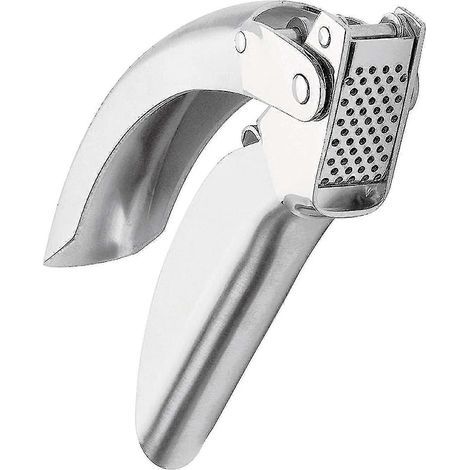 Rikon Epicurean Knoblauchpresse, Edelstahl, Maße: 16,5 x 2,5 x 3,8 cm, silber S2024123017103