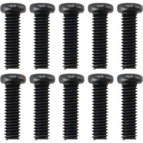 Lot de 10 vis de rechange M4 x 14 mm en acier au carbone compatibles avec Samsung BN96-38693A pour fixer la base à la TV (1/5)