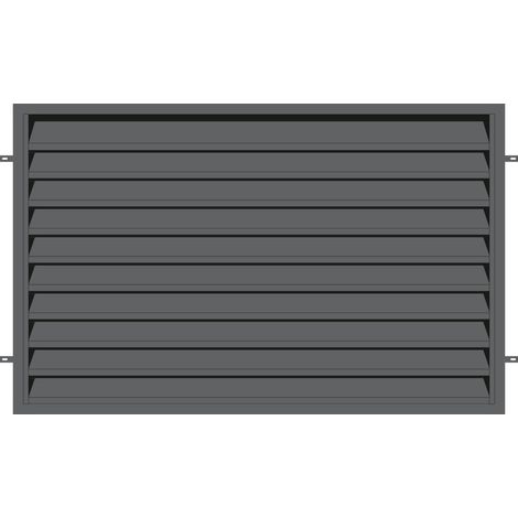 Polbram Zaunfeld Ulrich 120 200 x 120 cm verzinkt anthrazit