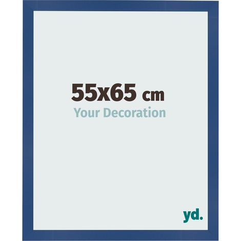 yd. - Cadre photo 55x65 - Bleu Fonce - MDF - Bologna (1/5)