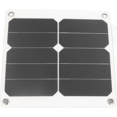 Panneaux solaires USB 15 W à haut rendement de conversion, batterie solaire portable 5 V pour le camping, la randonnée et le vélo