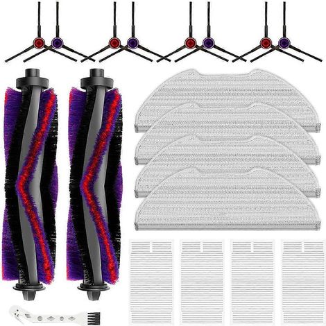 Filtre pour aspirateur brosse pour aspirateur Filtre de brosse pour aspirateur filtre de E10s Robot Aspirateur Main Side Brosse Serpillière Cloth Filtre pièce détachée Accessoires (1/5)