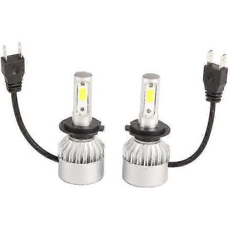 Kit de conversion d'ampoules LED H7 ultra-lumineuses pour phares - 2 pièces - Dissipation thermique rapide (1/5)