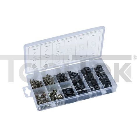 VITI U-TYPE U TIPO ASSORTIMENTO CLIP A VELOCITÀ ELEMENTI FISSAGGIO 170pz