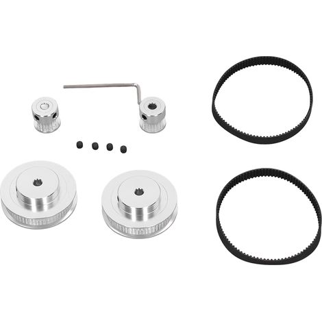 Poulie de distribution VORON 2.4 pour imprimante 3D, 20+60 dents, alésage 5 mm, longueur 200 mm, courroie de 6 mm de large (1/5)