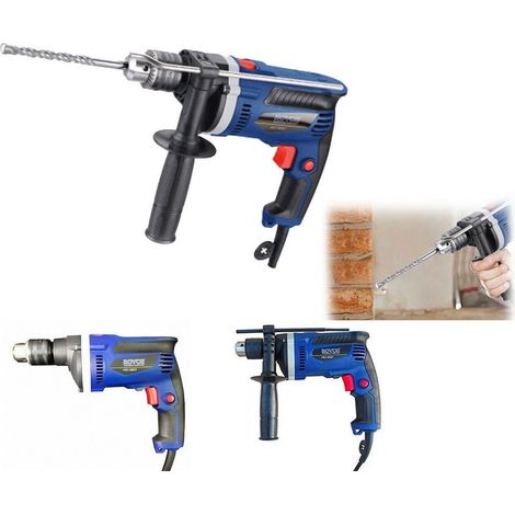TRADE SHOP - Trapano Elettrico Avvitatore A Percussione 950w Watt 3000rpm Mandrino 13mm - (1/4)