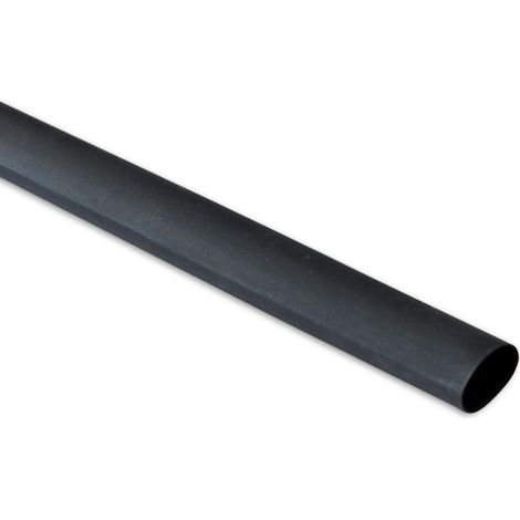 Tubo termorretráctil de 9,5 mm, color negro, contracción 2:1, longitud 1,20 m. (1/2)