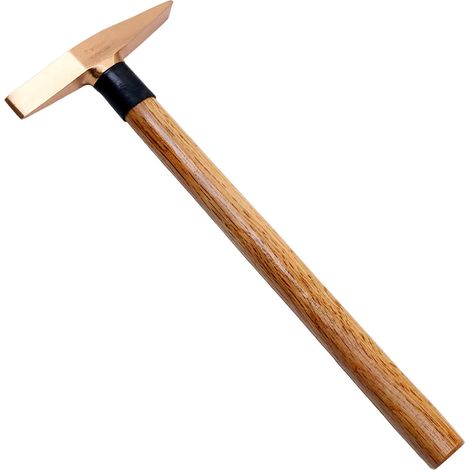 Marteau de détartrage en cuivre, marteau burineur avec manche en bois, 150 g, 330 mm (1/5)