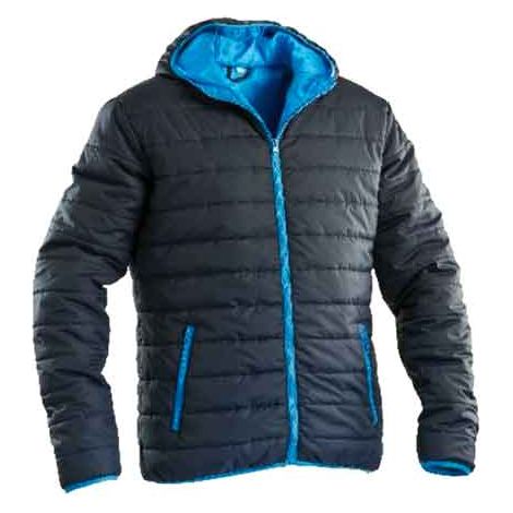 GIUBBINO IMBOTTITO CON CAPPUCCIO BLU Tg. M (1/2)