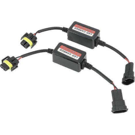 unidades de decodificador Canbus LED H8 H9 H11 de 12 V sin errores y antiparpadeo para faros LED y luces antiniebla 25-26 (1/4)