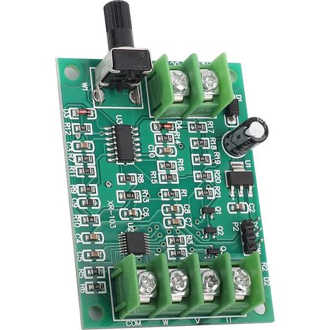 9V-12V DC-Bürstenlosmotor-Controllerplatine für Festplatten, mit Verpolungs- und Überstromschutz, kompatibel mit 3- oder 4-adrigen Motoren ohne Hall-Sensoren (1/5)