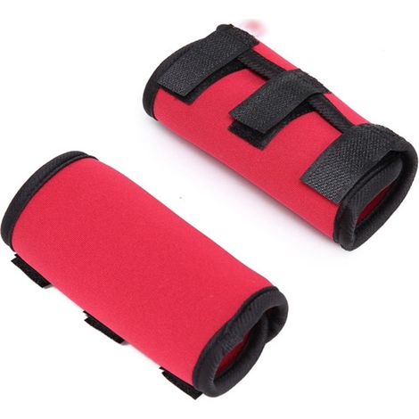 Filiyano-Paire de bandages de compression pour pattes avant de chien, avec attelle métallique et bande réfléchissante de sécurité HJ05, protège-pied (1/5)