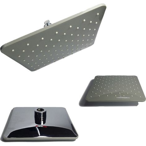 Trade Shop - QUADRATO 20X20CM BAGNO EFFETTO PIOGETTO SOTTILE CROMATO 93004 - (1/4)