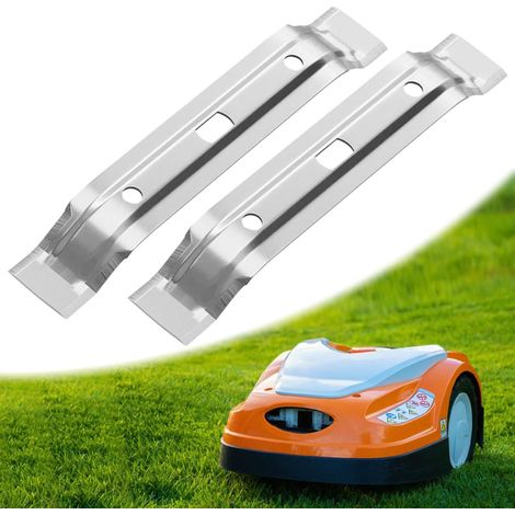 2 Pcs Lawn Mower Blades Compatible with RMI 422, 422P, 422PC, Lawn Mower Robot, Replacement Blade for Robot Lawn Mower (1/5)