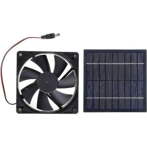 20w ventilateur d'extraction solaire extracteur d'air mini ventilateur ventilateur alimenté par panneau solaire (1/5)