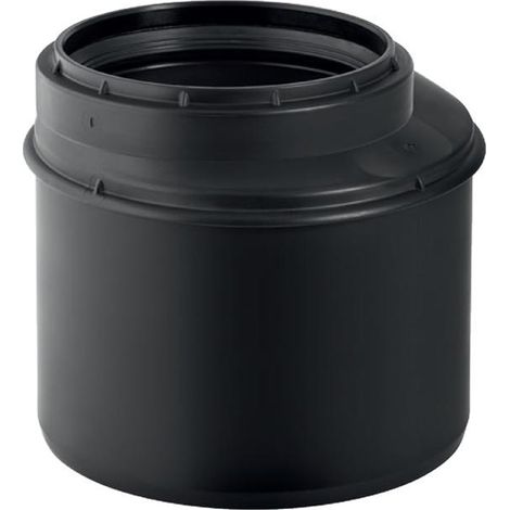 RIDUZIONE ECCENTRICA CORTA MASCHIO FEMMINA AD INNESTO IN PP CON GUARNIZIONE SERIE SILENT 110 M/ 90 F   GEBERIT