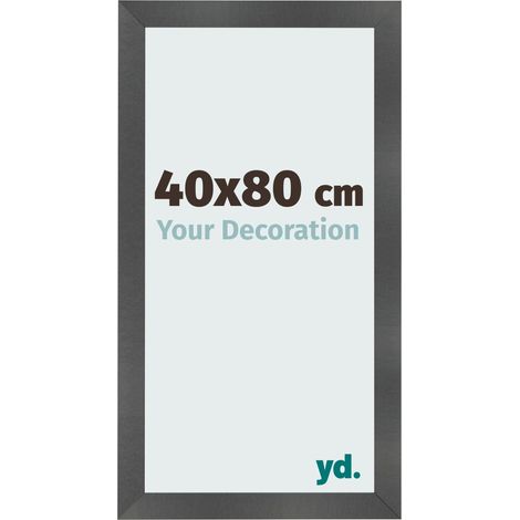 yd. - Cadre photo 40x80 - Noir Mat - MDF - Pisa (1/5)