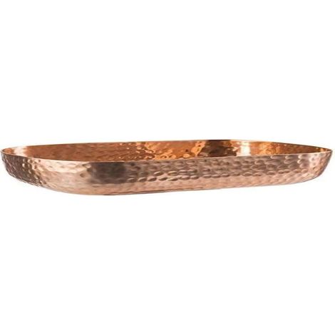 APS Ciotola alluminio con superficie in rame martellato per piatti freddi e caldi, 23,0 x 15,5 cm, 1,4 litri. (1/4)
