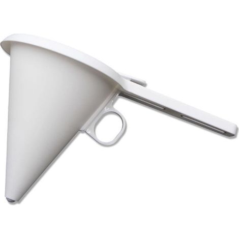 Entonnoir Réglable - Pour Chocolat Pâtisserie Décoration Gâteaux - Diamètre 9,5 cm Hauteur 13,5 cm - Matériau PP Blanc - 1 Pièce (1/5)