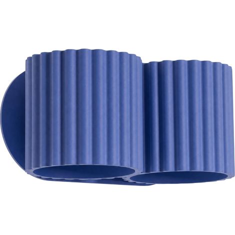 Apliques de pared Aura ultramar aluminio 2xG9 21cm Sollux (1/5)
