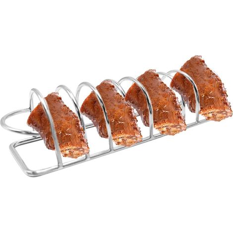 Rack BBQ Contient jusqu'à 9 outils de cuisson antiadhésifs pour friteuse à Grand porte-côtes pour extérieur jardin terrasse pelouse camping pique-nique arrière-cour (1/5)