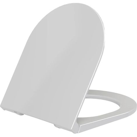WC-Sitz Queen in weiß, termoindurente, regulierbar 40-45 cm, 11-21 cm (1/5)