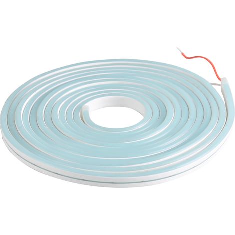 Ruban LED néon flexible 12V 5m bleu IP65 600LED Polux (1/5)