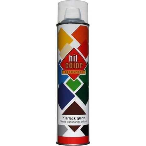 Aérosol peinture - BELTON - HITCOLOR - 600ML - Transparent brillant - Multicolore
