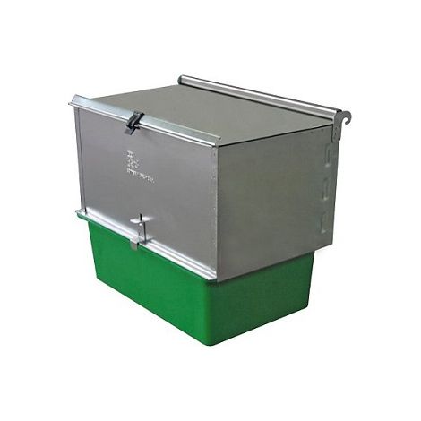 Nid EXTERIOR Berceau pour cage de lapin avec godet vert interchangeable