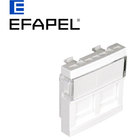 Module double pour connecteurs RJ45