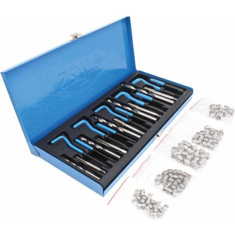 Satra Kit di riparazione de Filetto della vite M5, M6, M8, M10, M12 131 Parti di riparazione