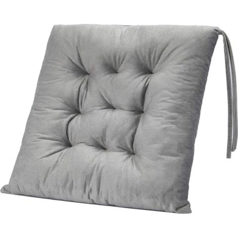 Chair cushion, thickened grey dining room chair mat 40x40cm for restaurant, office