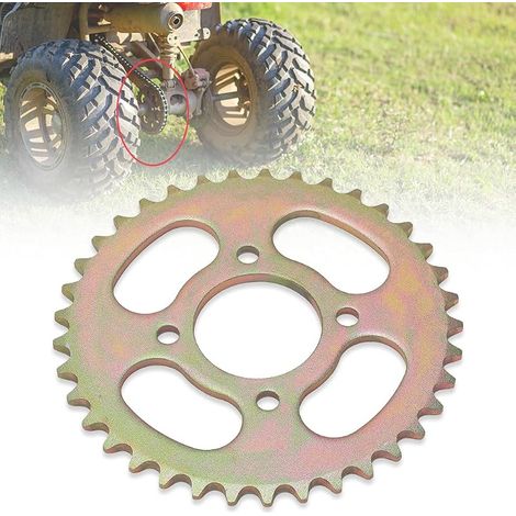Fahrrad-Ritzel hinten, 420er Kette, 48 mm, 37 Zähne, hochfester Stahl, Motorrad-Ritzel hinten, Ersatzritzel für Dirtbikes (50–125 cm³), Karts, ATVs, Fahrräder, E-Bikes (1/5)